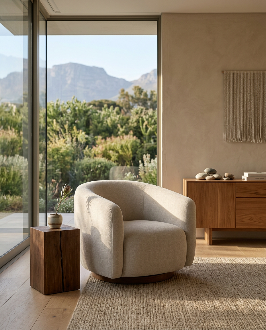 CloudHaus occasional chair in a styled room