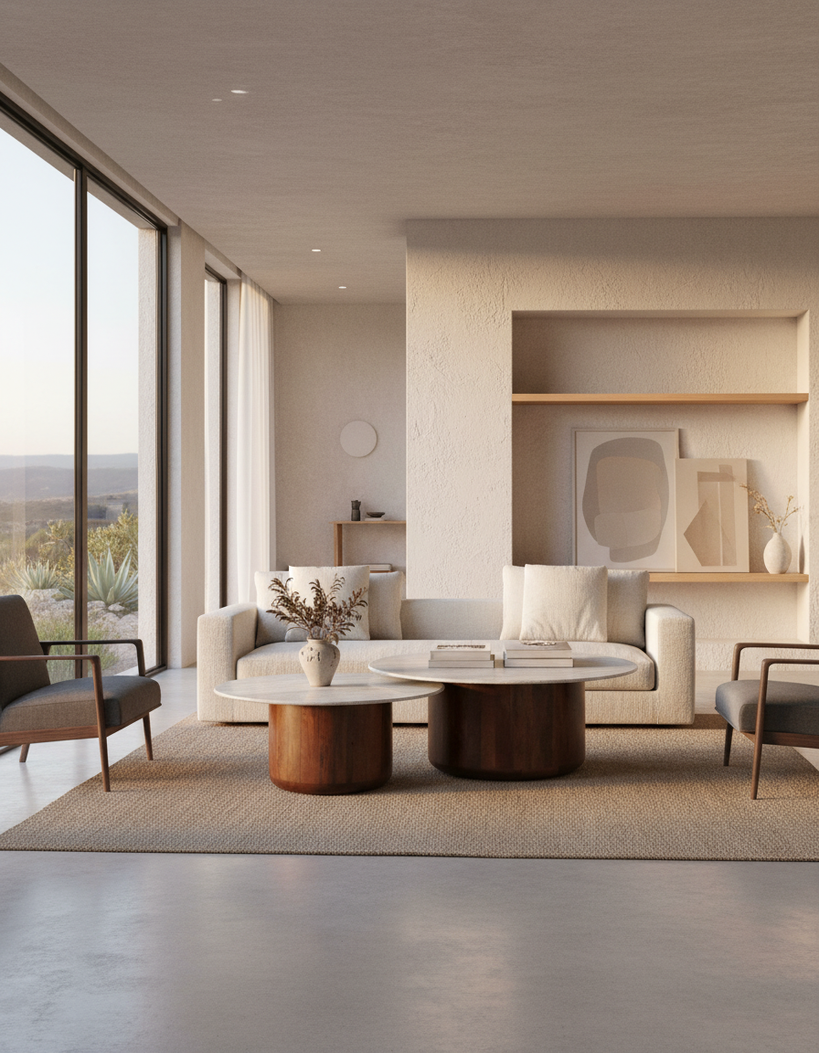 CloudHaus coffee tables in a living space