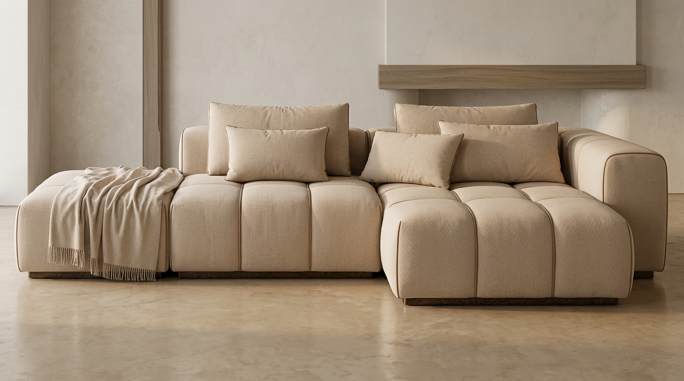 Zara Sofa in a neutral finish
